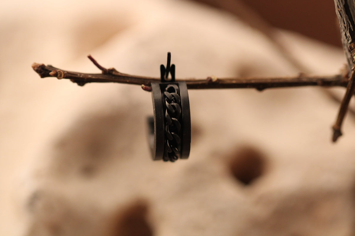 Small Black Barbed Wire Hoops - Hellgate