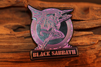 BLACK SABBATH - PURPLE LOGO & DAEMON - Hellgate